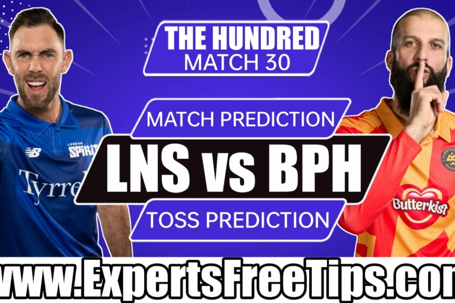 Birmingham Phoenix vs London Spirit, BHP vs LNS, The Hundred Men’s 2022, 30th Match