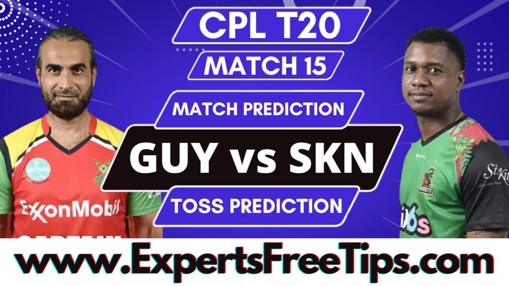 GAW vs SKNP, Guyana Amazon Warriors vs St Kitts and Nevis Patriots CPL 15th Match