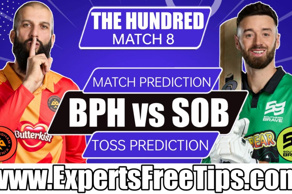 Southern Brave vs Birmingham Phoenix, SB vs BP, The Hundred Men’s 2022, 8th Match