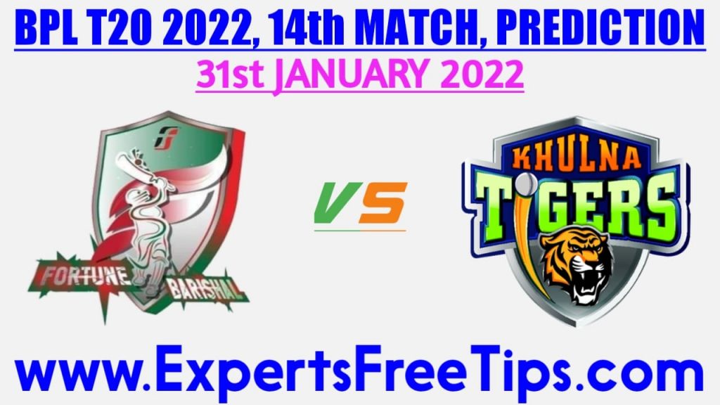 KHT vs FBA, Khulna Tigers vs Fortune Barishal, BPL T20 2022 14th Match