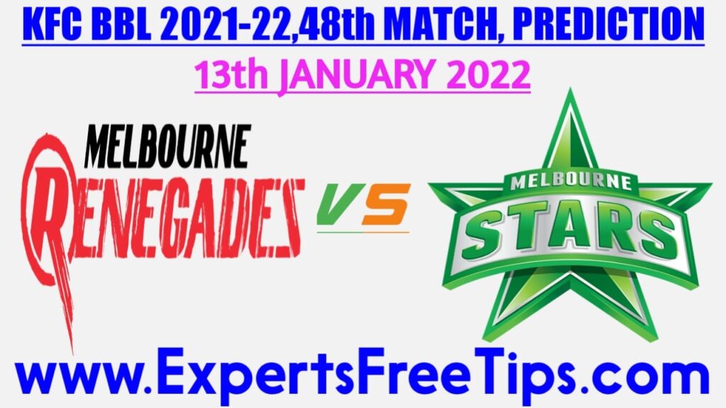 MLS vs MLR, Melbourne Stars vs Melbourne Renegades, BBL T20 2021 48th Match