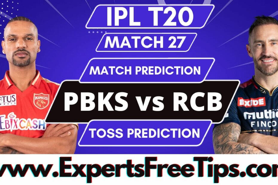 PBKS vs RCB, Punjab Kings vs Royal Challengers Bangalore, IPL 2023 27th Match