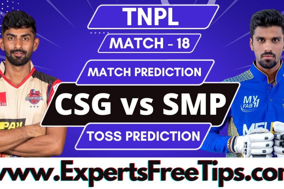 Madurai Panthers vs Chepauk Super Gillies, SMP vs CSG, TNPL 2023, 18th Match