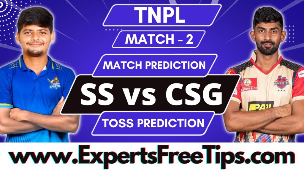 Salem Spartans vs Chepauk Super Gillies, SS vs CSG, TNPL 2023, 2nd Match
