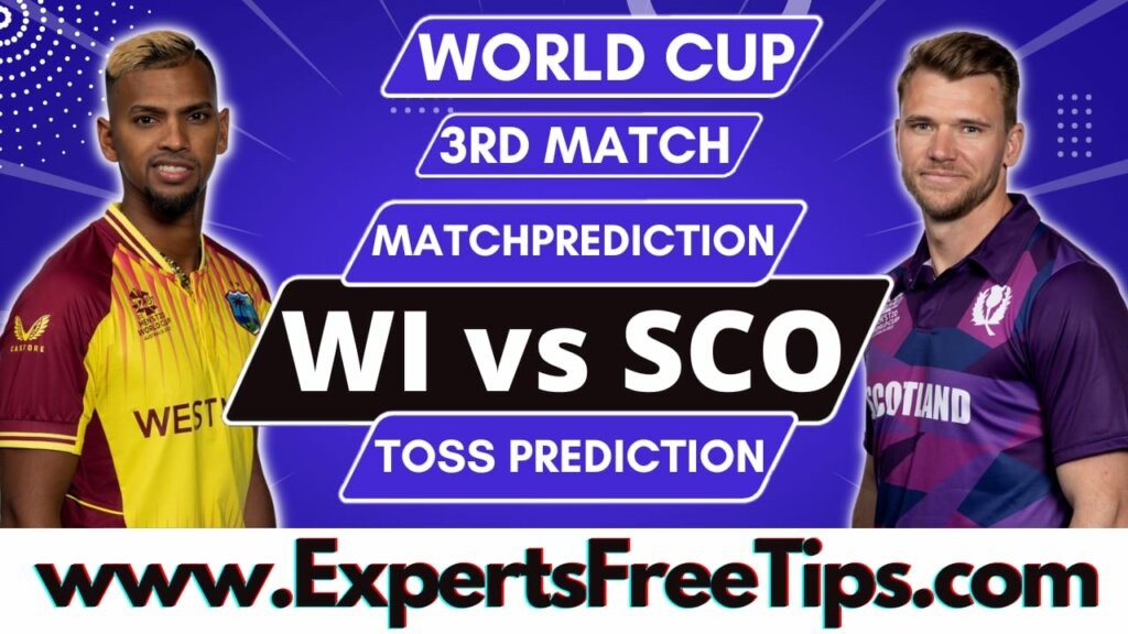 WI vs SCO, West Indies vs Scotland, T20 WC 2022 3rd Match
