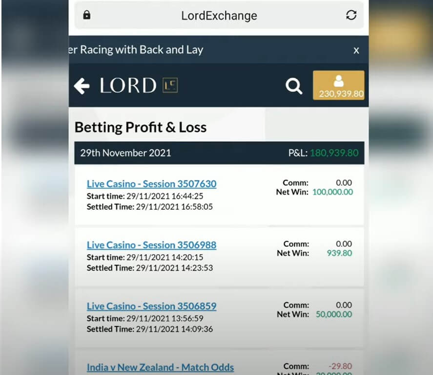 Hacking Betting ID Screenshort