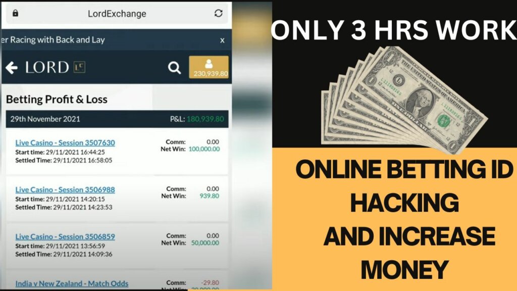 Online Betting ID Hack and Increase Money