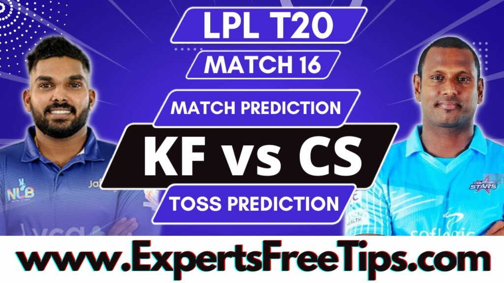 Colombo Stars vs Kandy Falcons, CS vs KF, LPL T20 16th Match Prediction