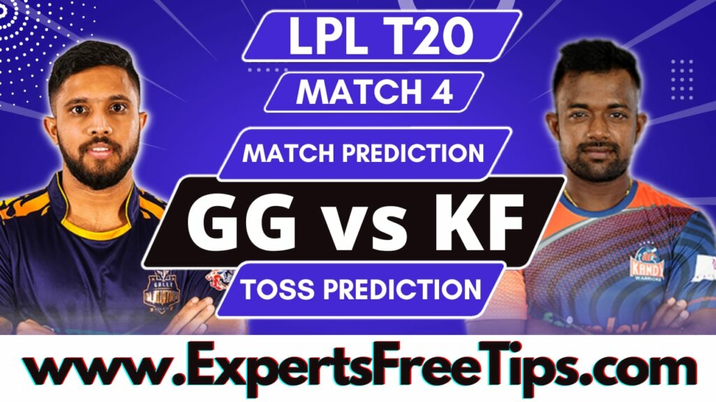 Galle Gladiators vs Kandy Falcons, GG vs KF, LPL T20 4th Match Prediction