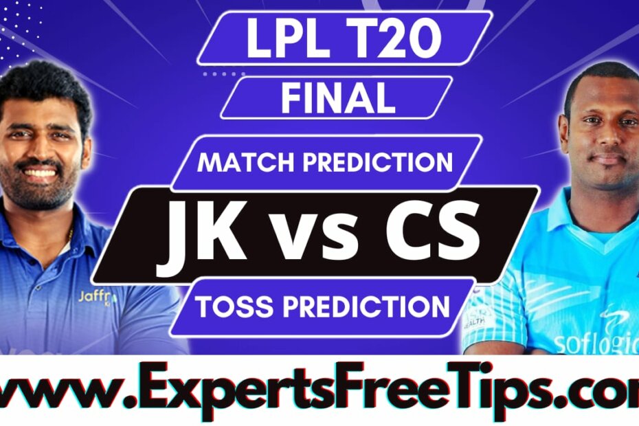 Jaffna Kings vs Colombo Stars LPL T20 Match Prediction, SLPL T20 2022 Final Match