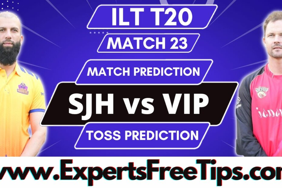 SJH vs VIP, Sharjah Warriors vs Desert Vipers, ILT20 2023 23rd Match