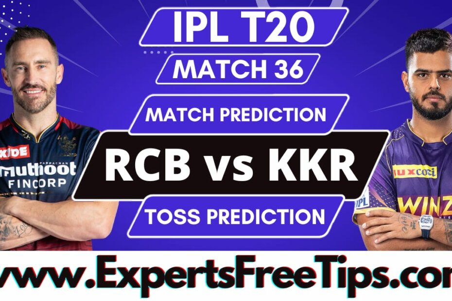 RCB vs KKR, Royal Challengers Bangalore vs Kolkata Knight Riders, IPL 2023 36th Match