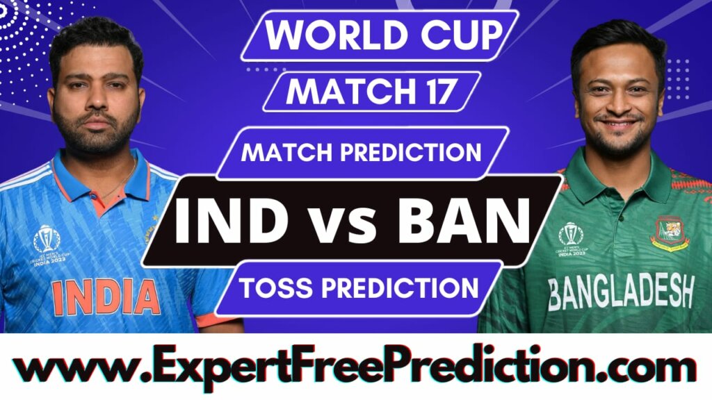 INDIA vs BANGLADESH, Cricket World Cup 2023, 17th ODI Match