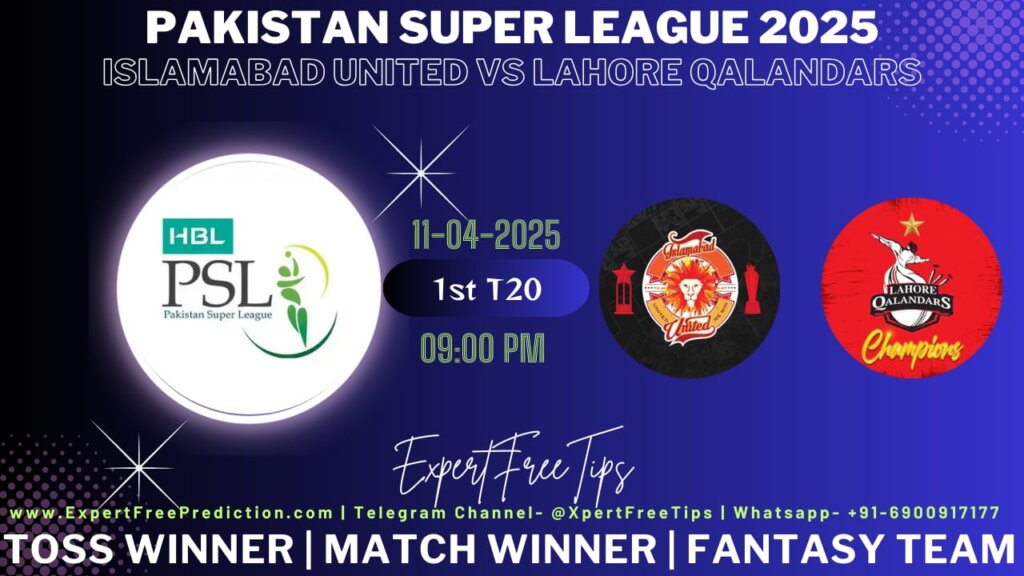 ISU vs LAH Expert Free Tips Today PSL 2025 Prediction