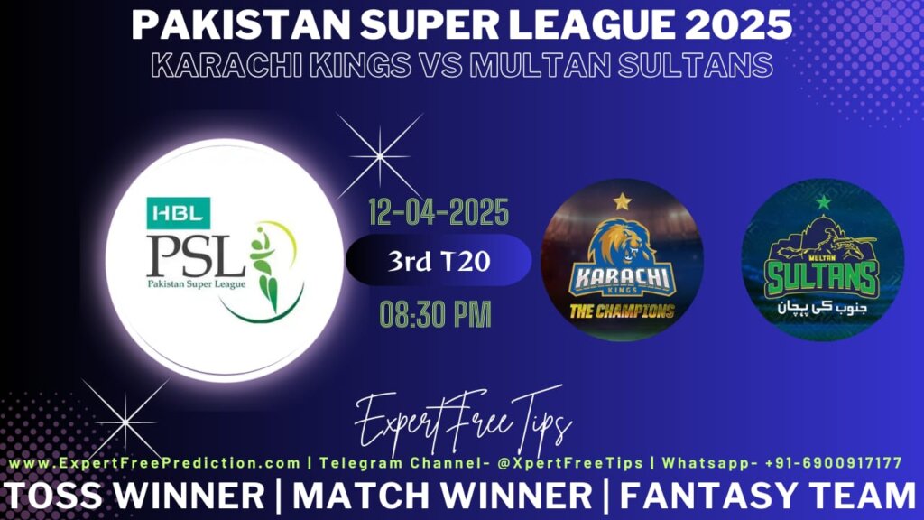 KRK vs MUL Expert Free Tips Today PSL 2025 Prediction