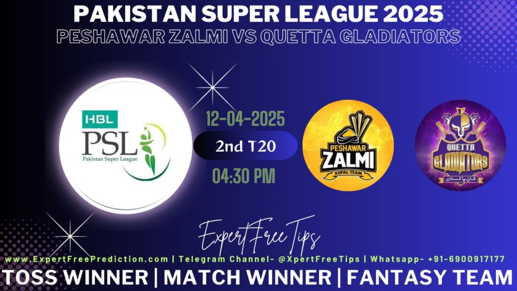 PES vs QUE Expert Free Tips Today PSL 2025 Prediction