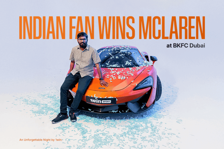 Indian winner with McLaren at BKFC Dubai